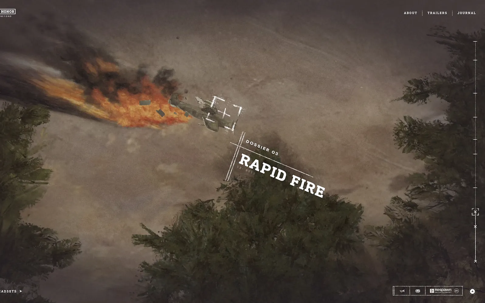 Rapid Fire: a frozen battlefield moment